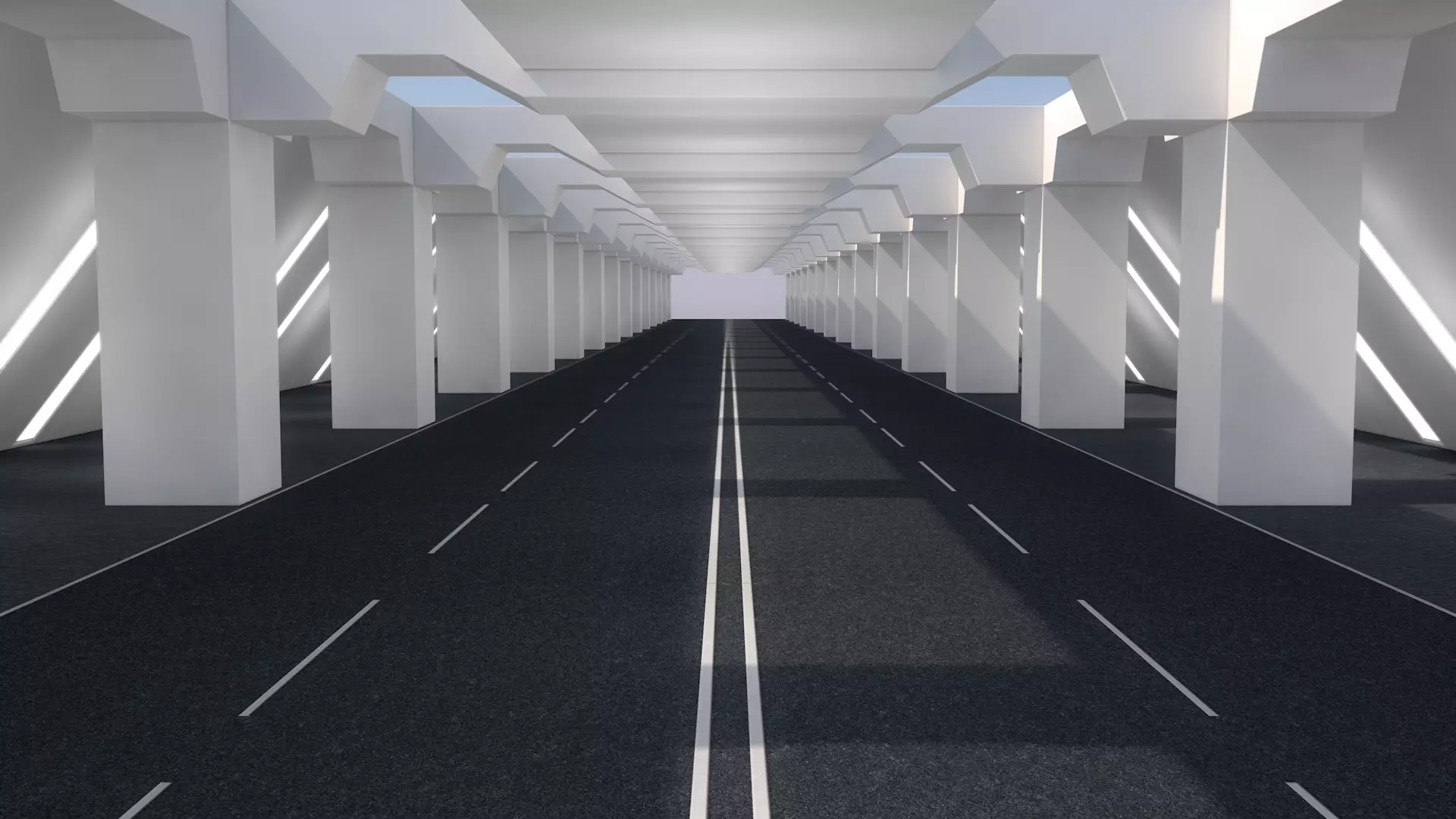 Road Highway 3D model