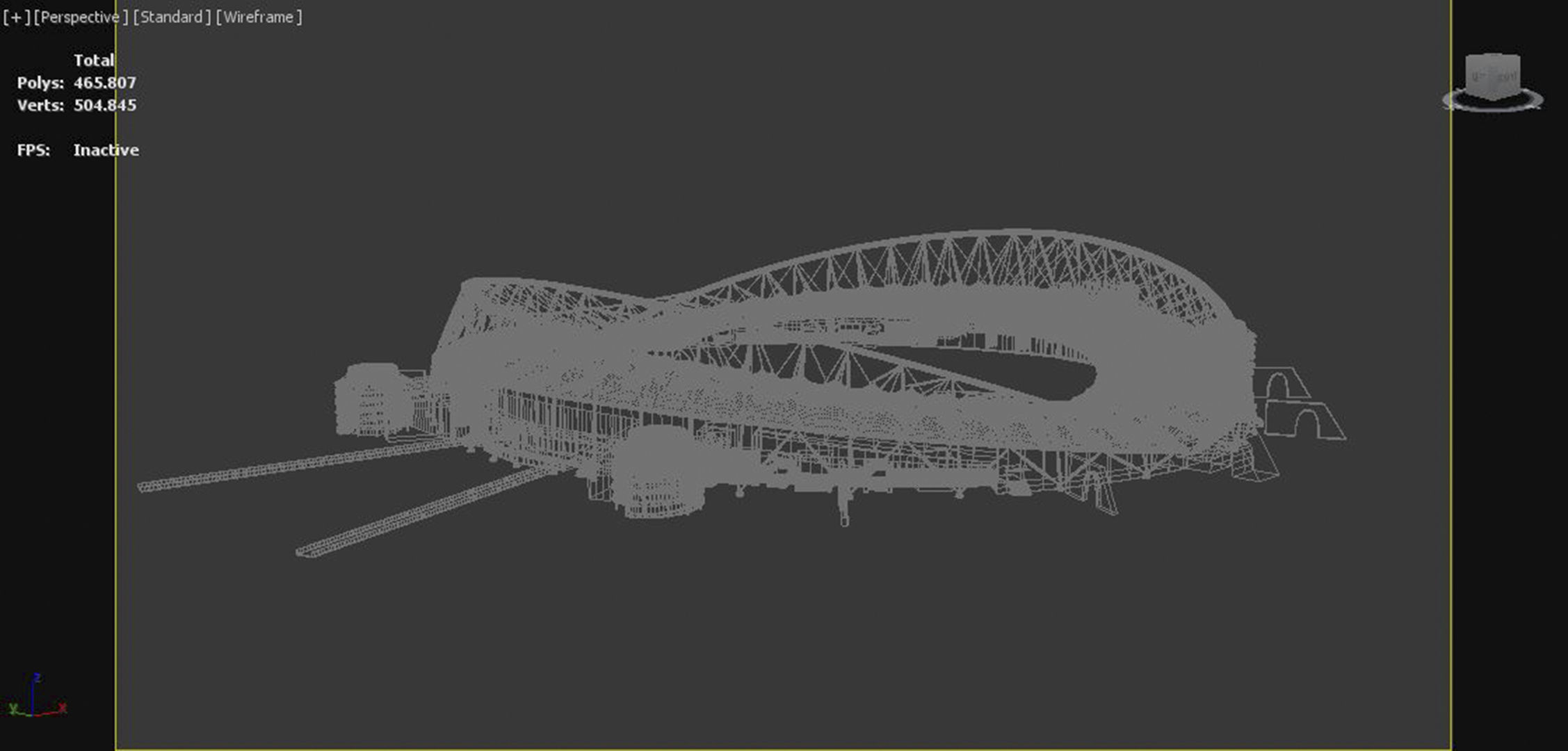 Khalifa International Stadium in Doha Qatar 3D model_3