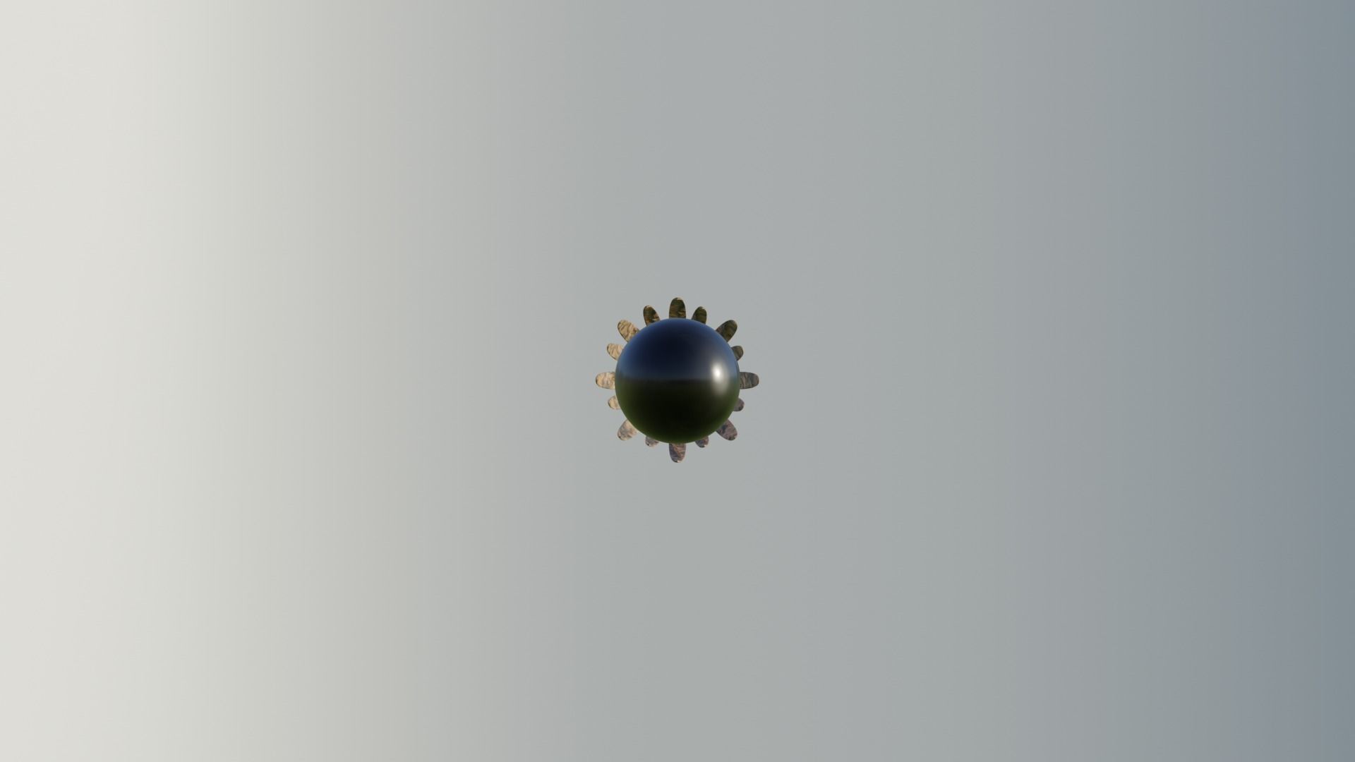 Magical staff  3D model_4