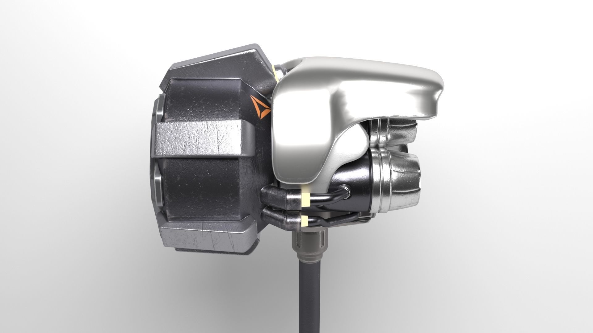 Reinhardt Hammer from Overwatch 3D model_3