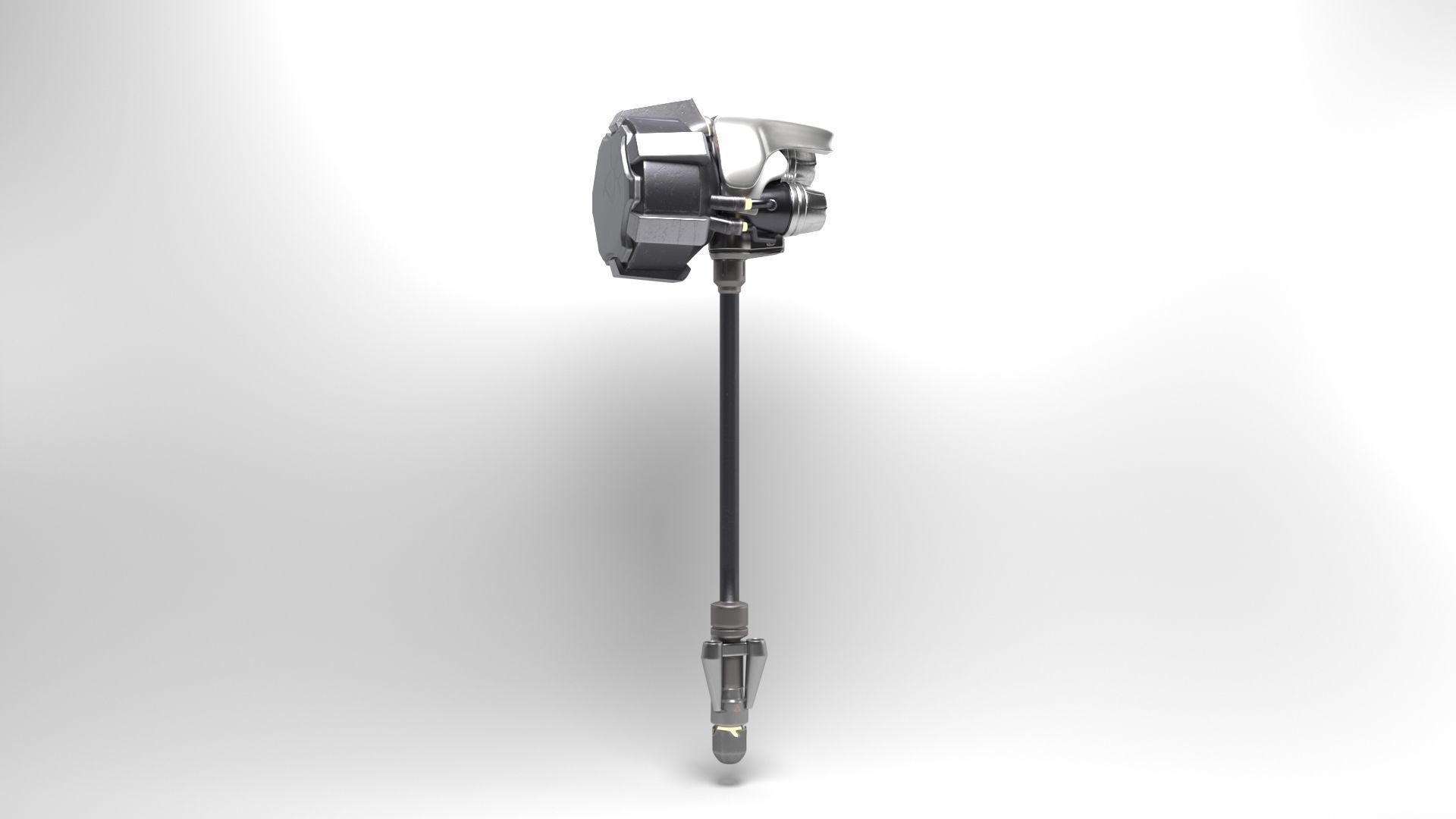 Reinhardt Hammer from Overwatch 3D model_1