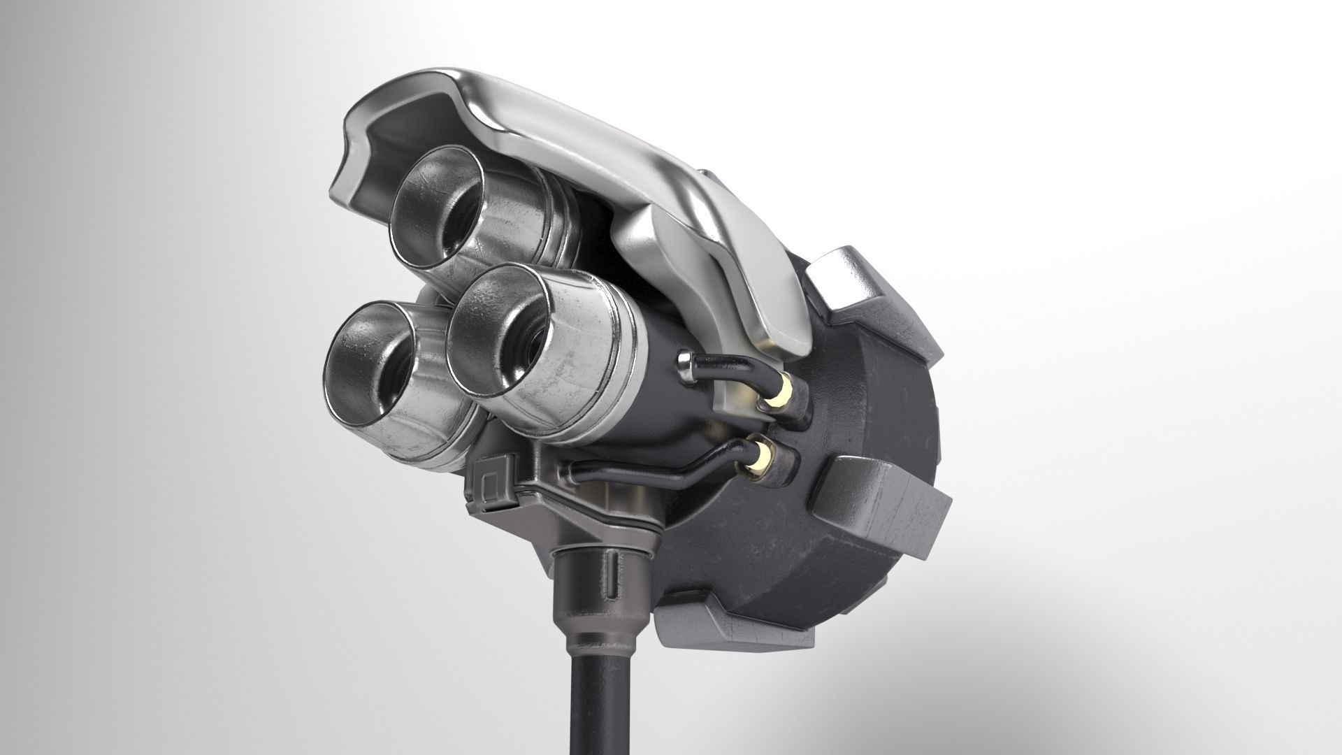 Reinhardt Hammer from Overwatch 3D model_5