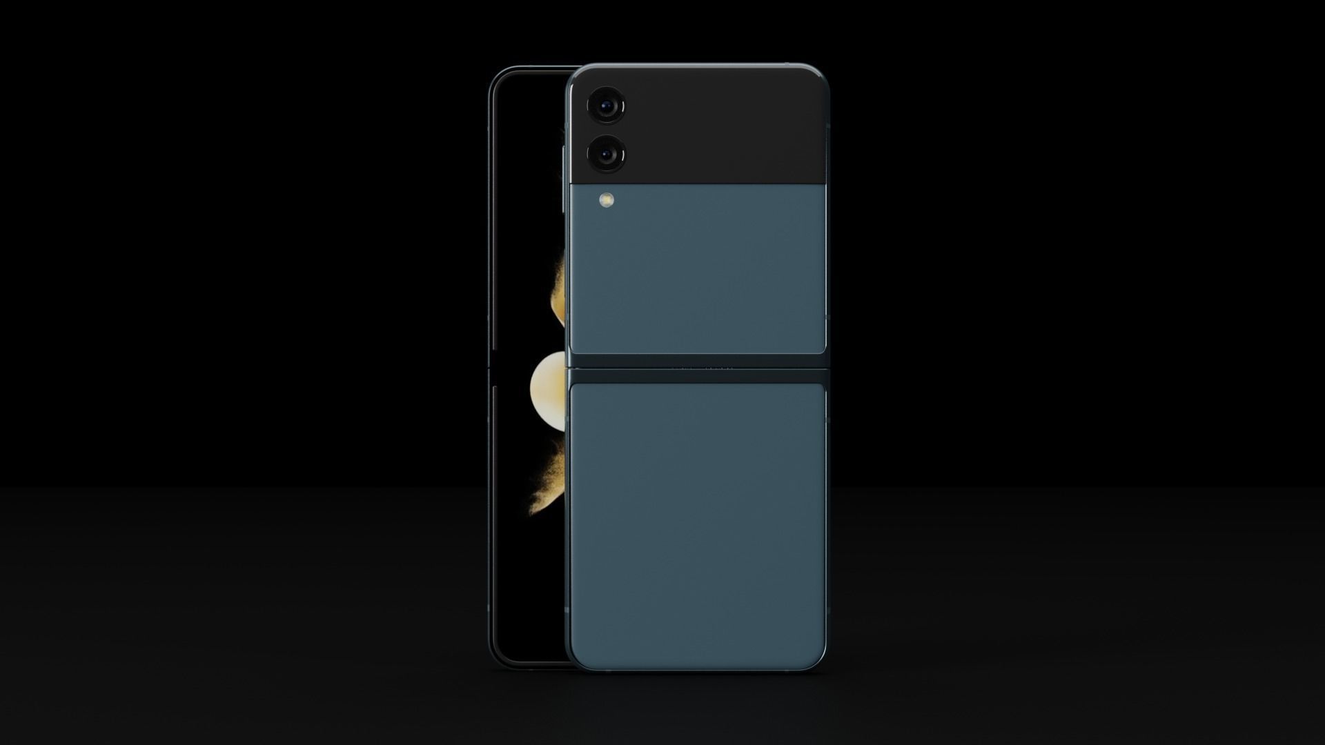 Samsung Galaxy Z Flip 3 in all Official Colors Low-poly 3D model_3