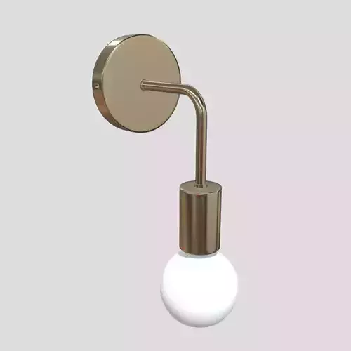 Wall Lamp 2 Low-poly 3D model
