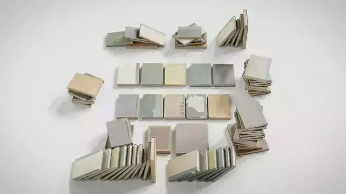 Old Book Game-Ready Models