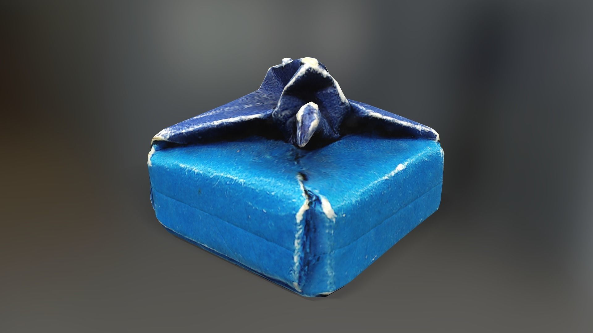Box with Crane Origami Low-poly 3D model_15