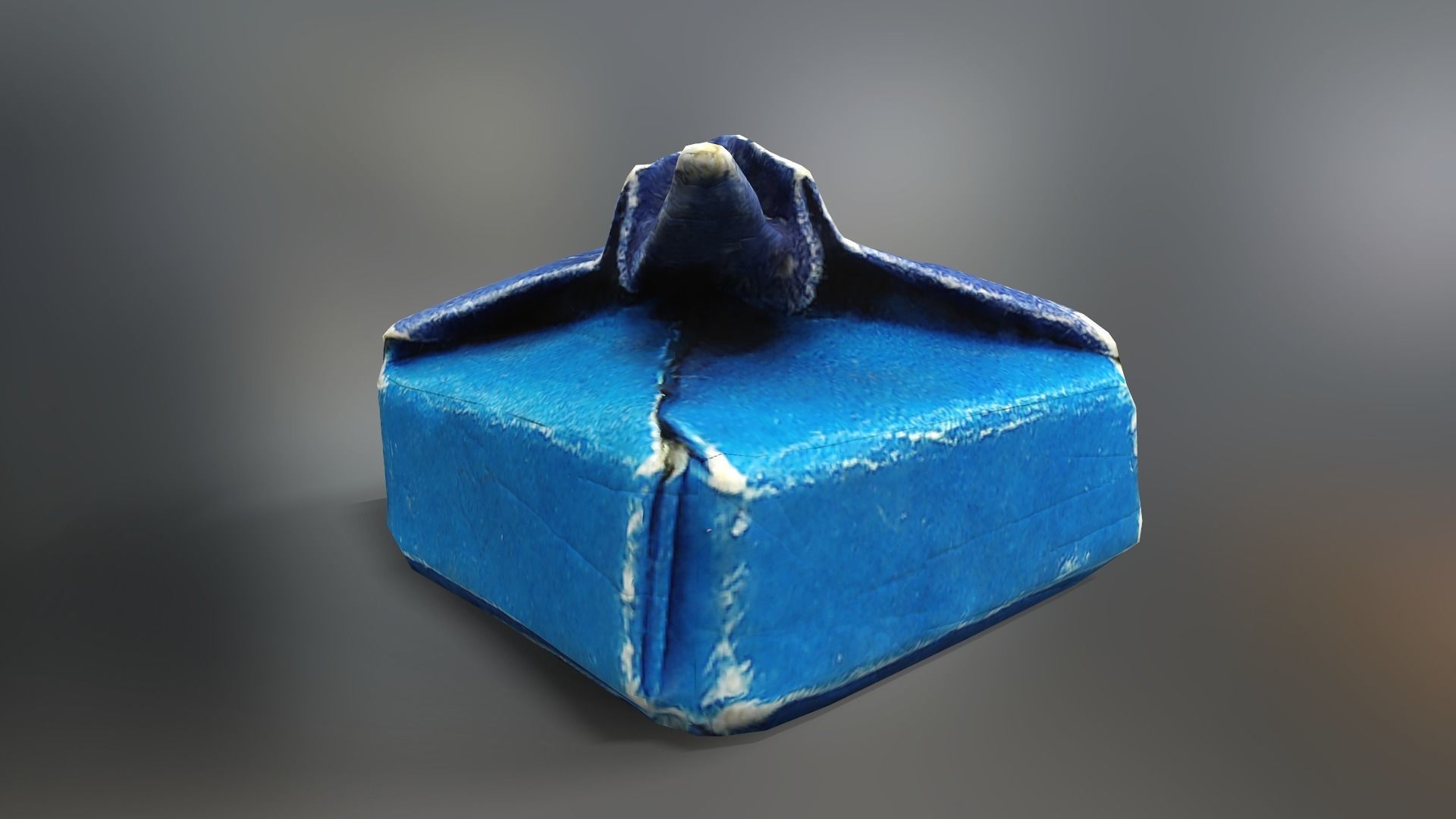 Box with Crane Origami Low-poly 3D model_16
