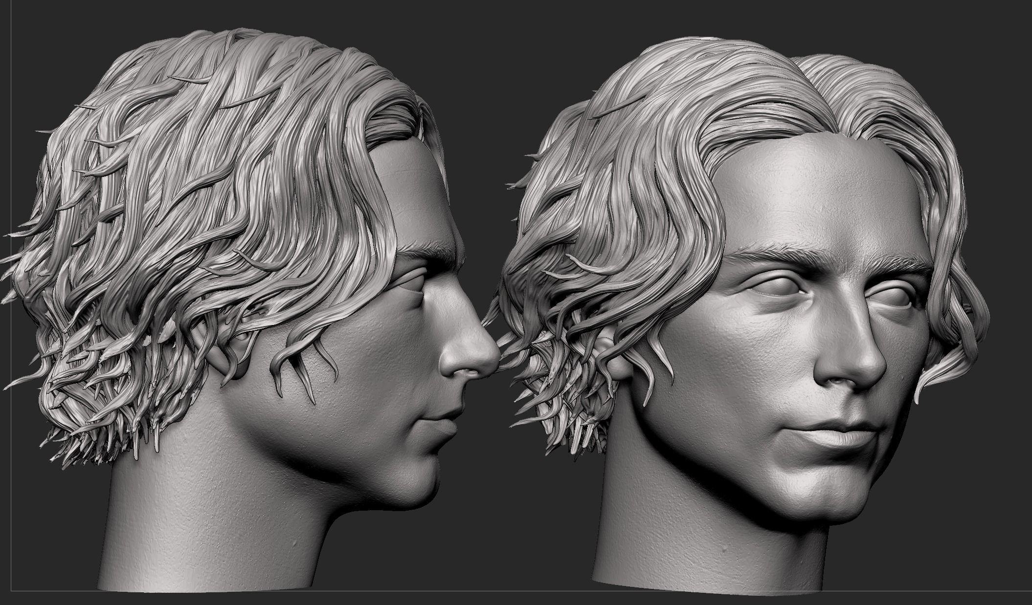 Timothee Chalamet Head 3D print model_6
