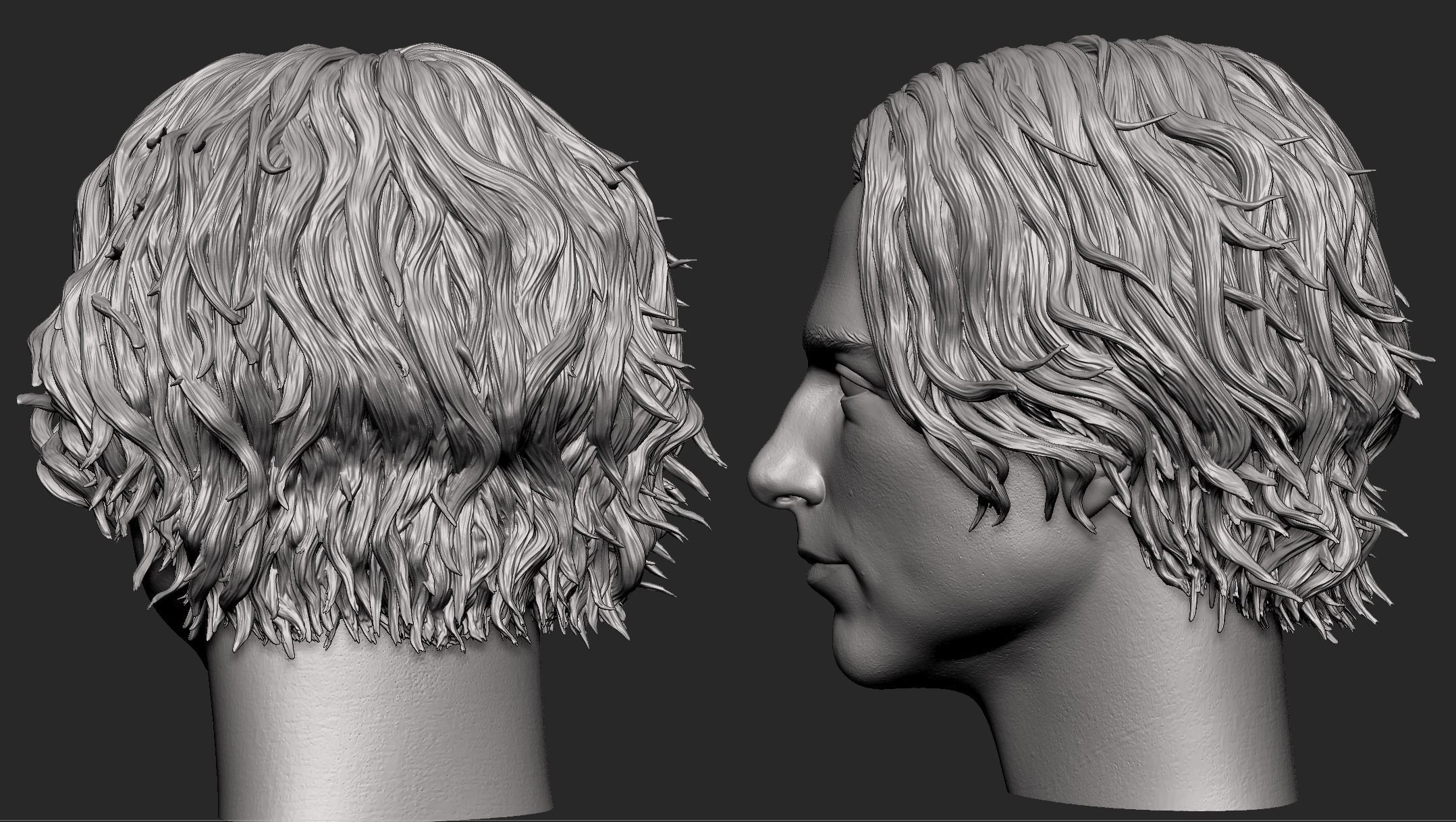 Timothee Chalamet Head 3D print model_4