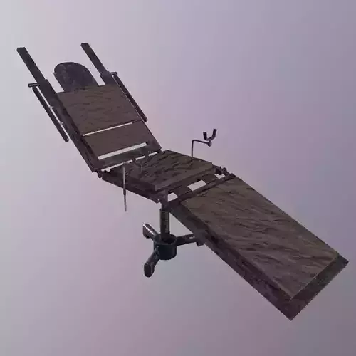 Hospital Stretcher Game Ready Low - Poly 3D Model