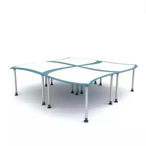 Square Modern Office Table