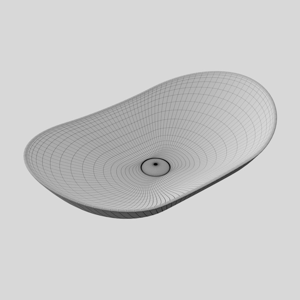 Sink BelBagno BB1404-H301 3D model_1