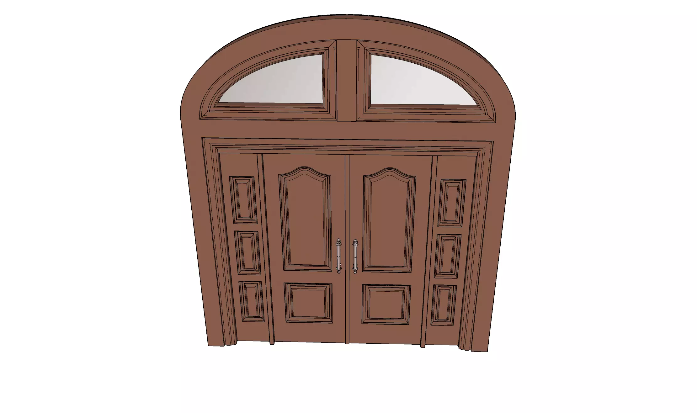 DOUBLE DOORS 01 Free 3D model