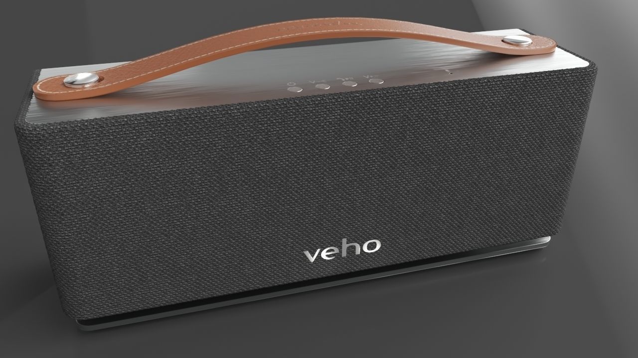Portable Speaker - Veho M1 Low-poly 3D model_2
