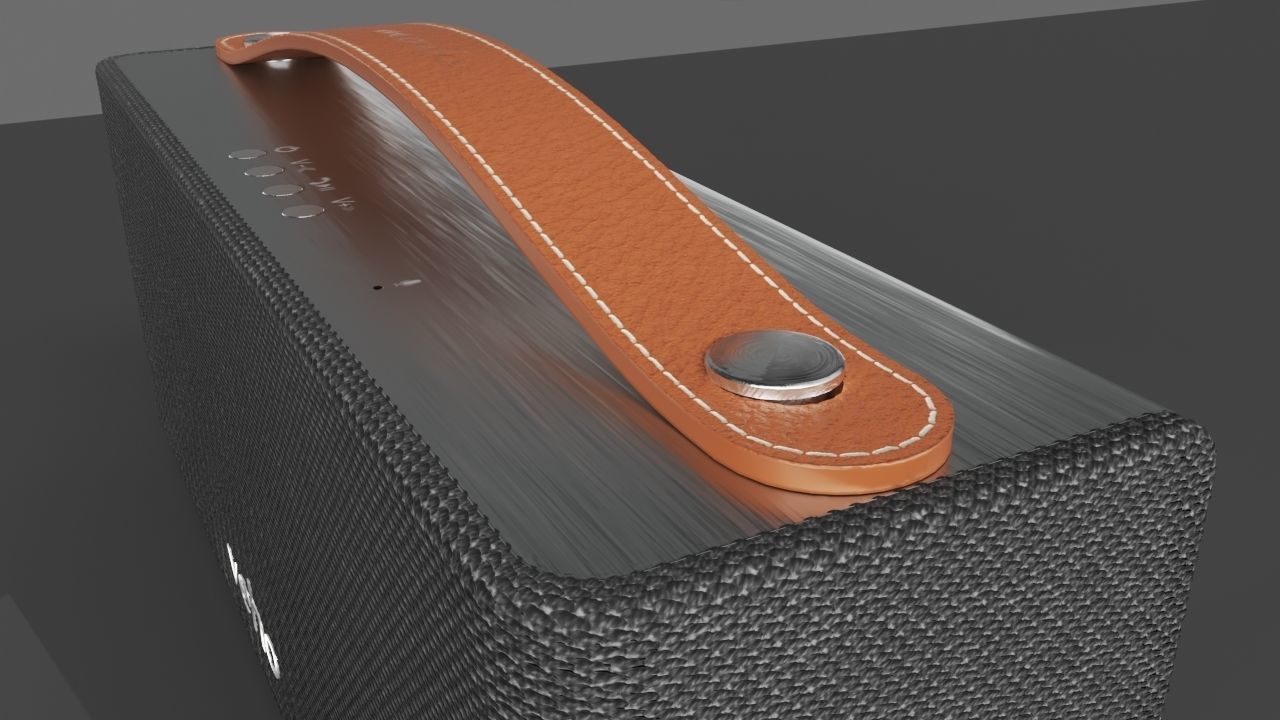 Portable Speaker - Veho M1 Low-poly 3D model_12