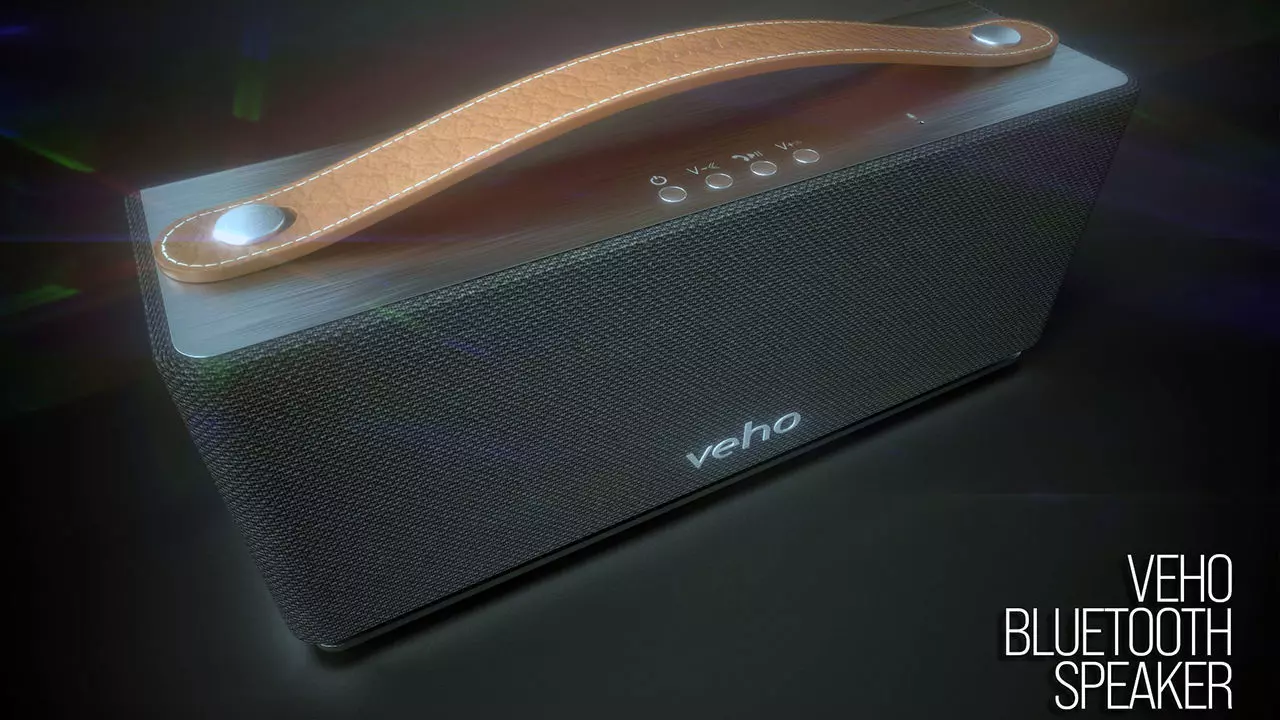 Portable Speaker - Veho M1 Low-poly 3D model_0