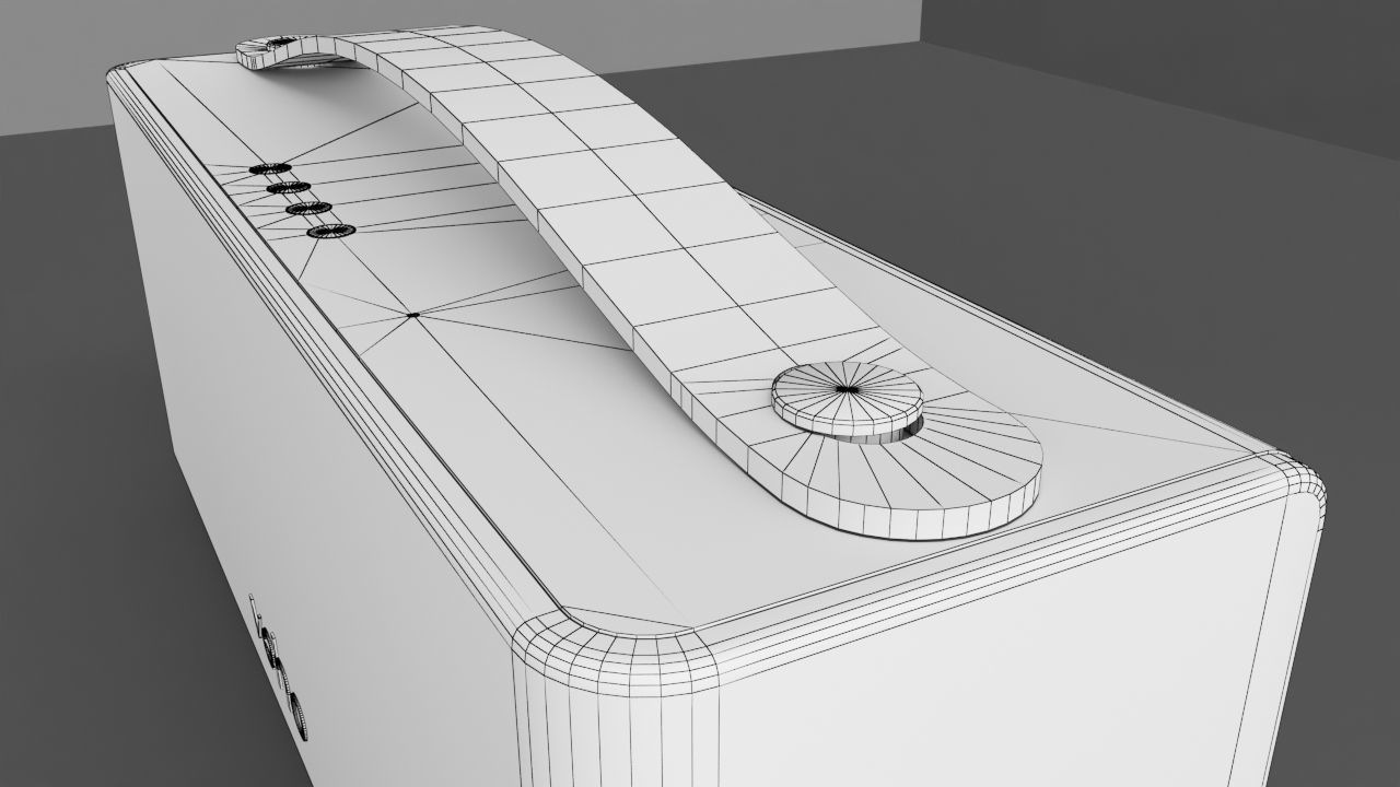 Portable Speaker - Veho M1 Low-poly 3D model_13