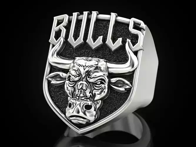 Ring bull head 3D print model