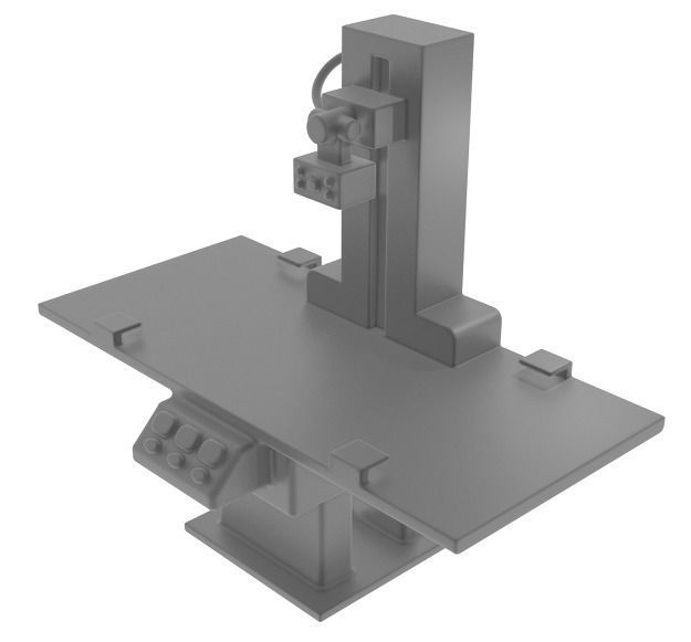 X-Ray Machine Low-poly 3D model_1