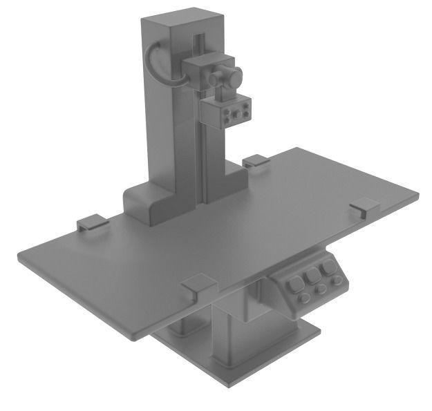X-Ray Machine Low-poly 3D model_3