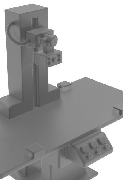 X-Ray Machine Low-poly 3D model_4