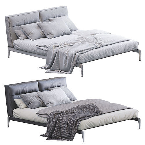 Adda Bed By Flexform 3D model 7