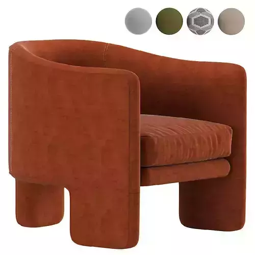 Effie Tripod Chair 3D model