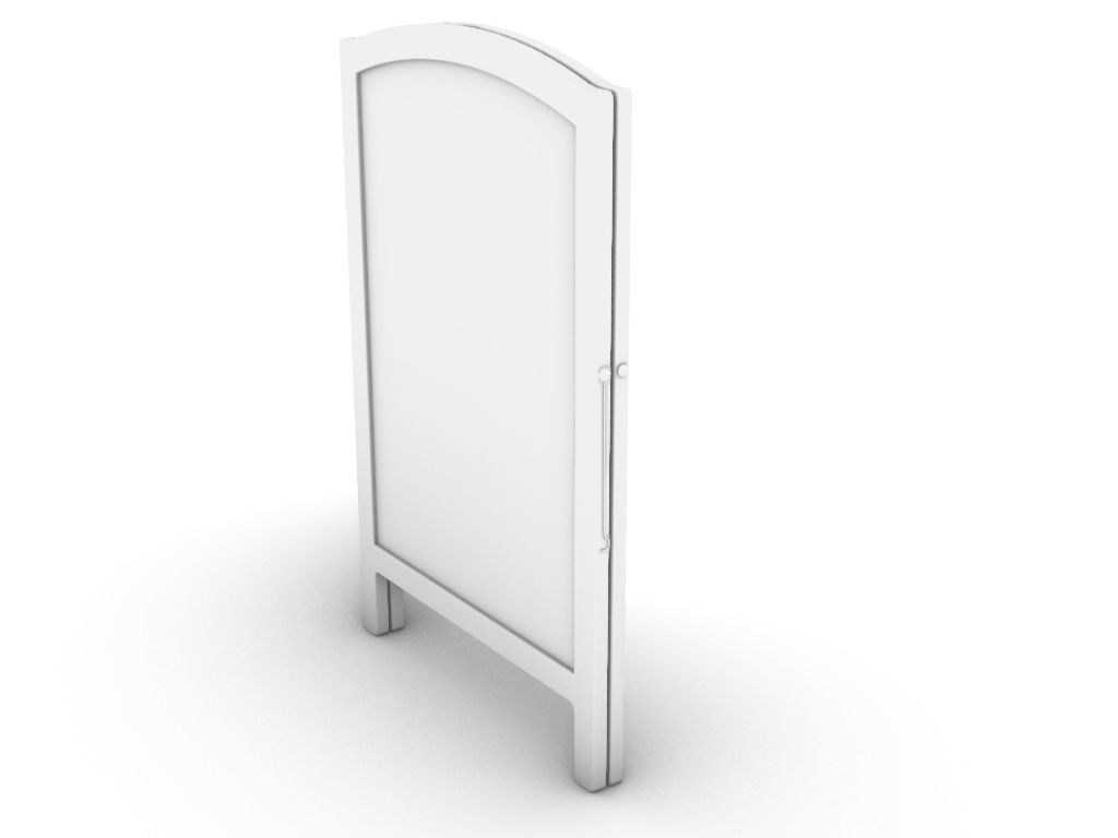 Pavement Board Free low-poly 3D model_24