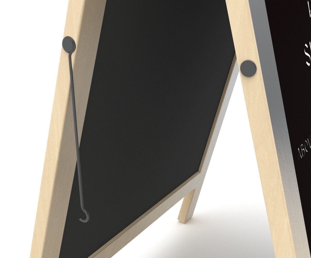 Pavement Board Free low-poly 3D model_8