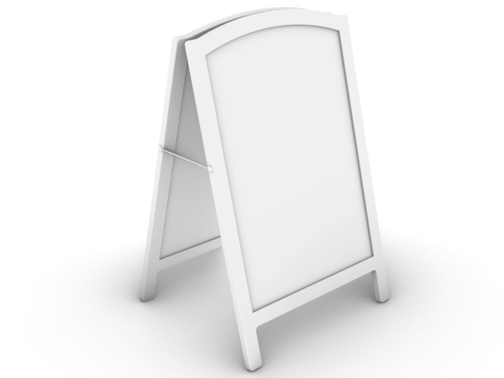 Pavement Board Free low-poly 3D model_23