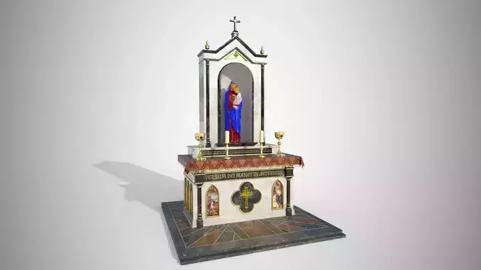  Altar shrine with the Madonna and Child