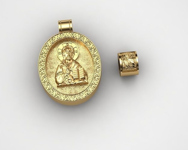 icons  pendant charm  3D print model