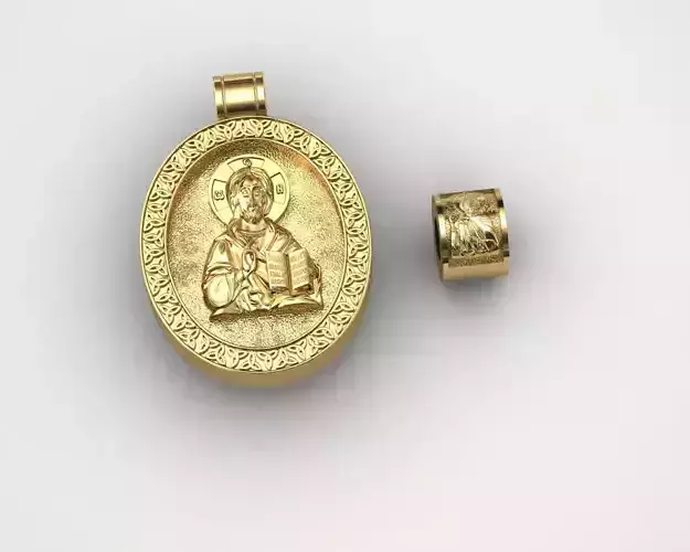 icons  pendant charm  3D print model