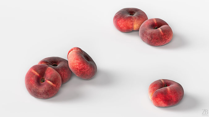 Peach 3D model 3