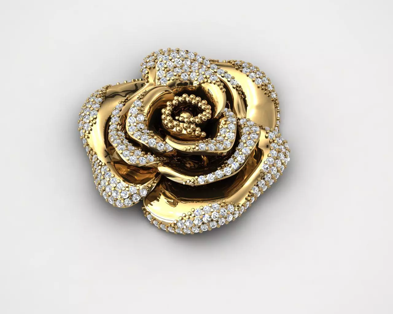 rose  jewellery  3D print model_0
