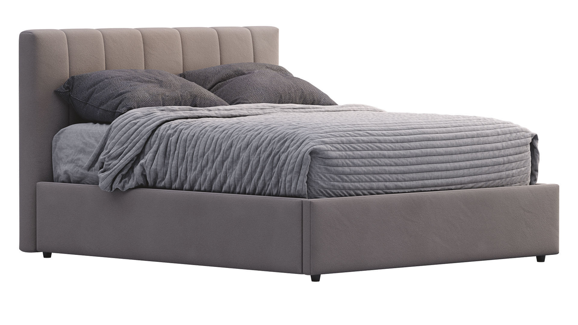 Emmett Low Profile Bed 3D model_8