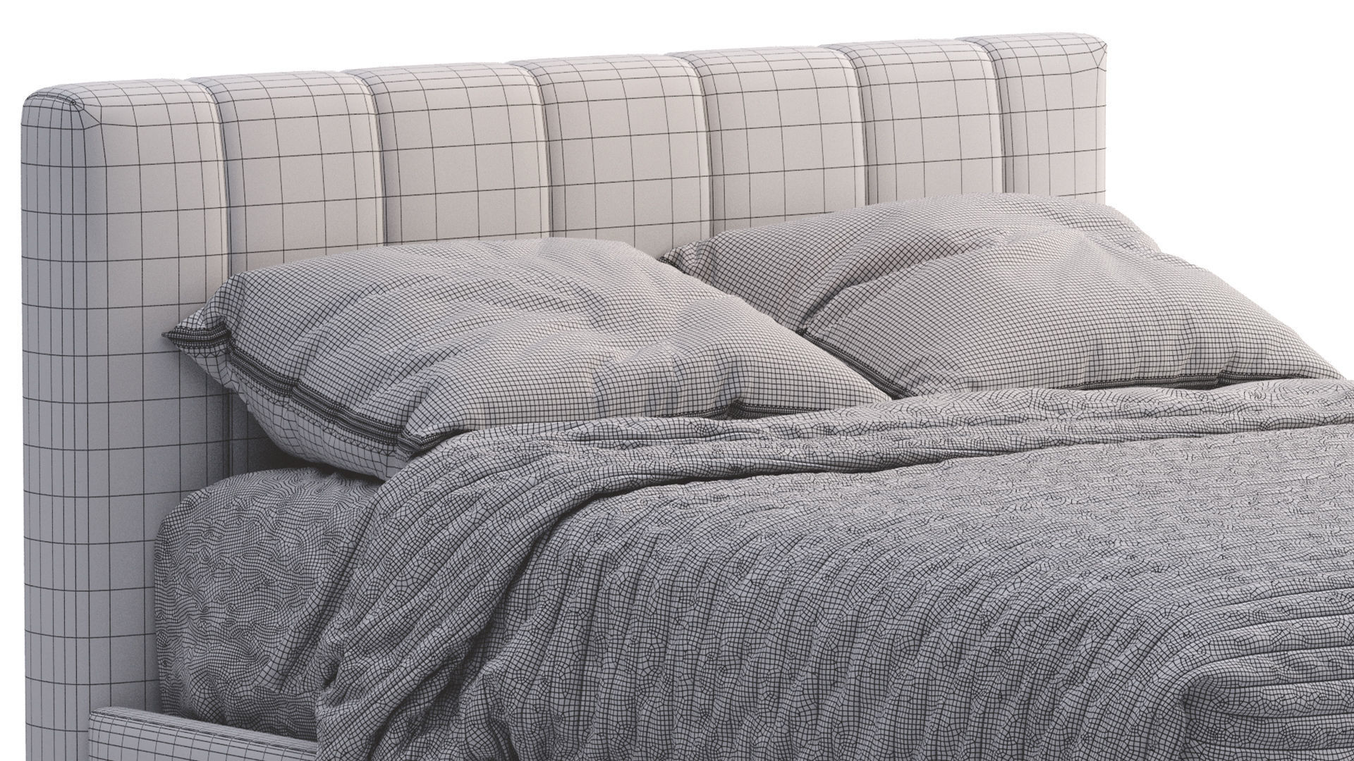 Emmett Low Profile Bed 3D model_4