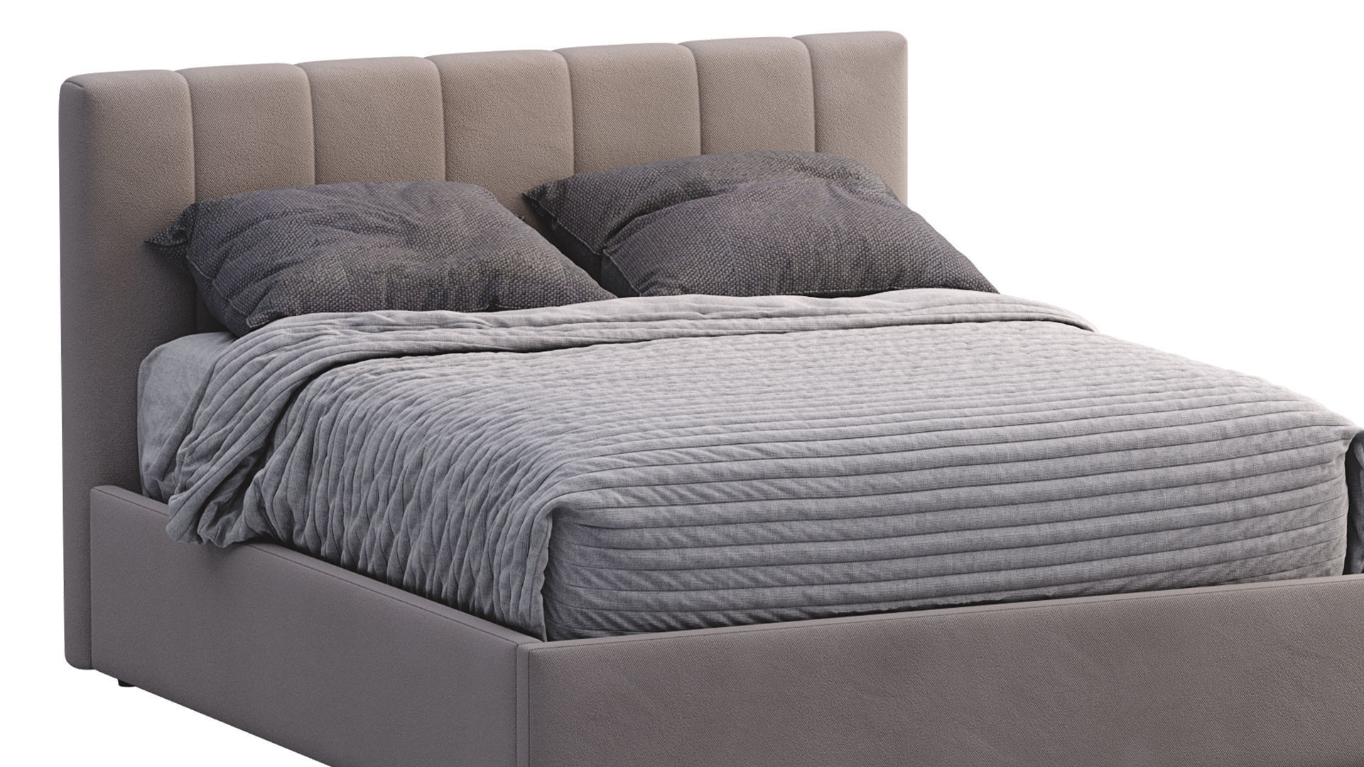 Emmett Low Profile Bed 3D model_6