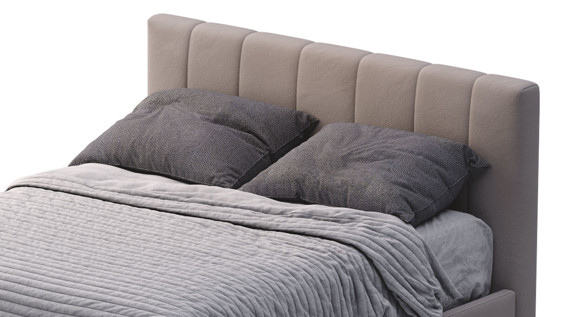 Emmett Low Profile Bed 3D model_2