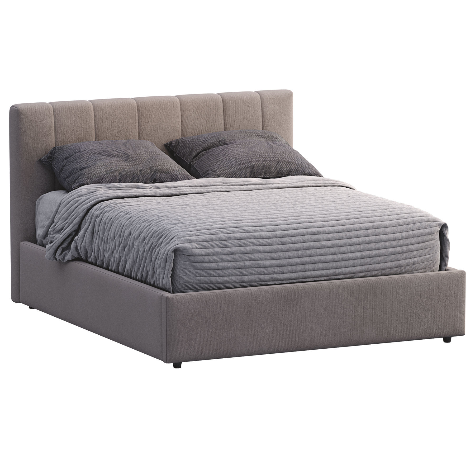Emmett Low Profile Bed 3D model_14