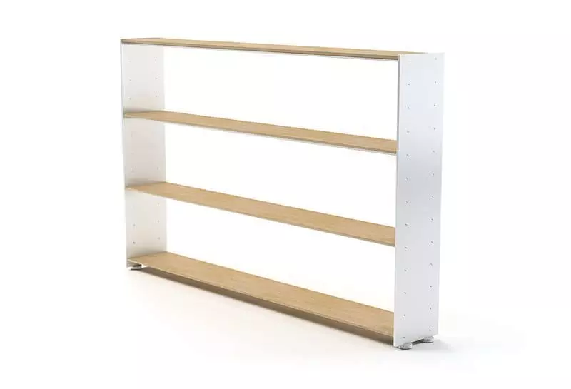 Three Level Shelf System 3D model_0