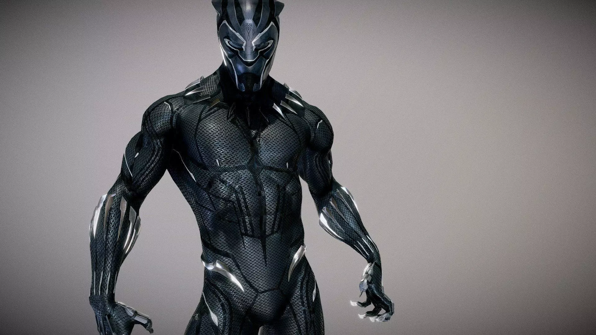 Black Panther Free 3D model_0