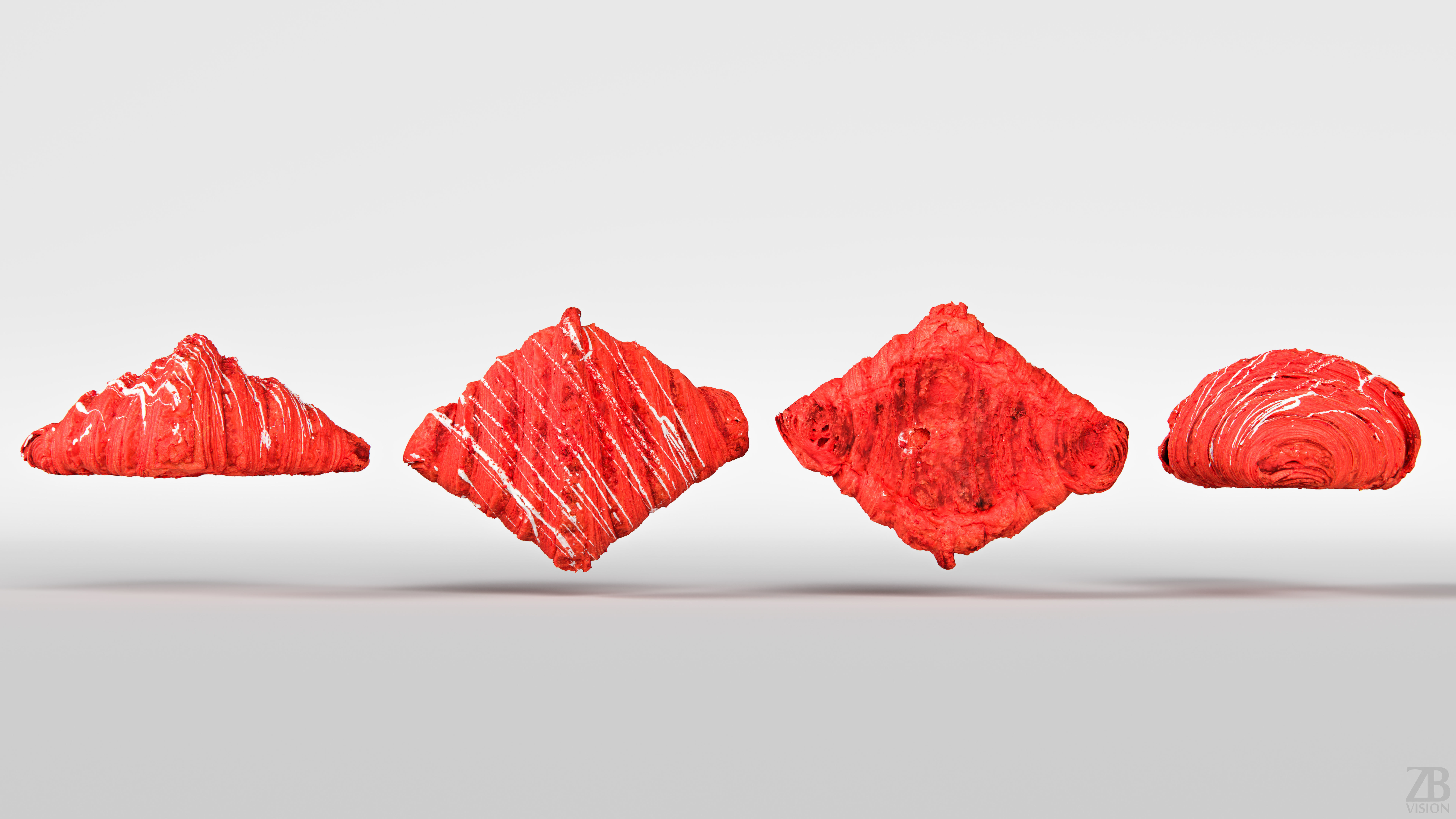 Croissant 3D model_4