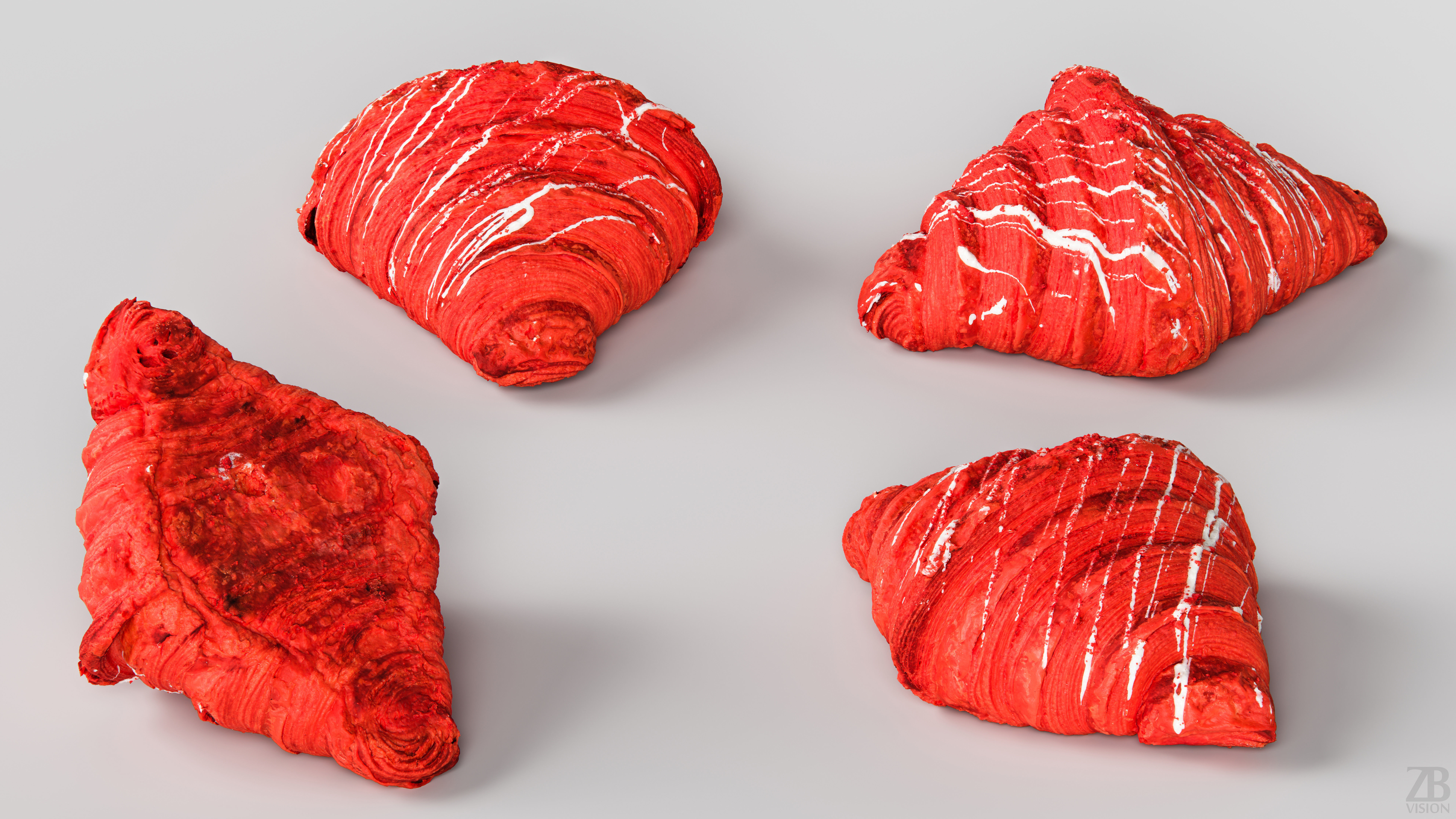 Croissant 3D model_2