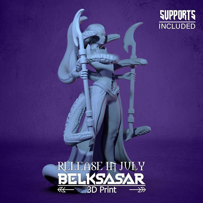 Sent By Nyarlathotep Nude 3D print model_6