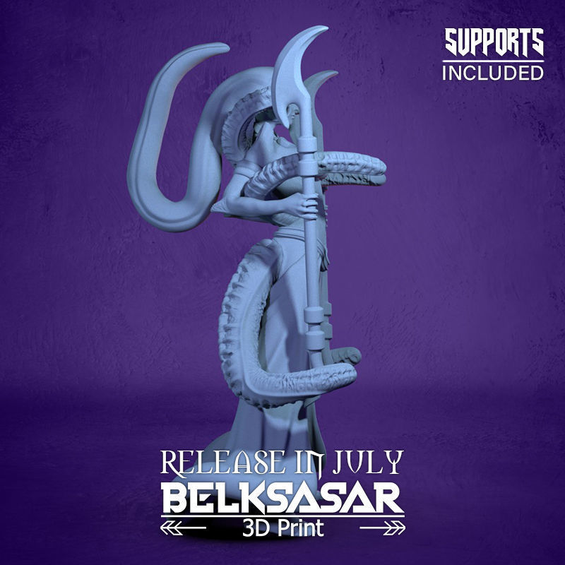 Sent By Nyarlathotep Nude 3D print model_5