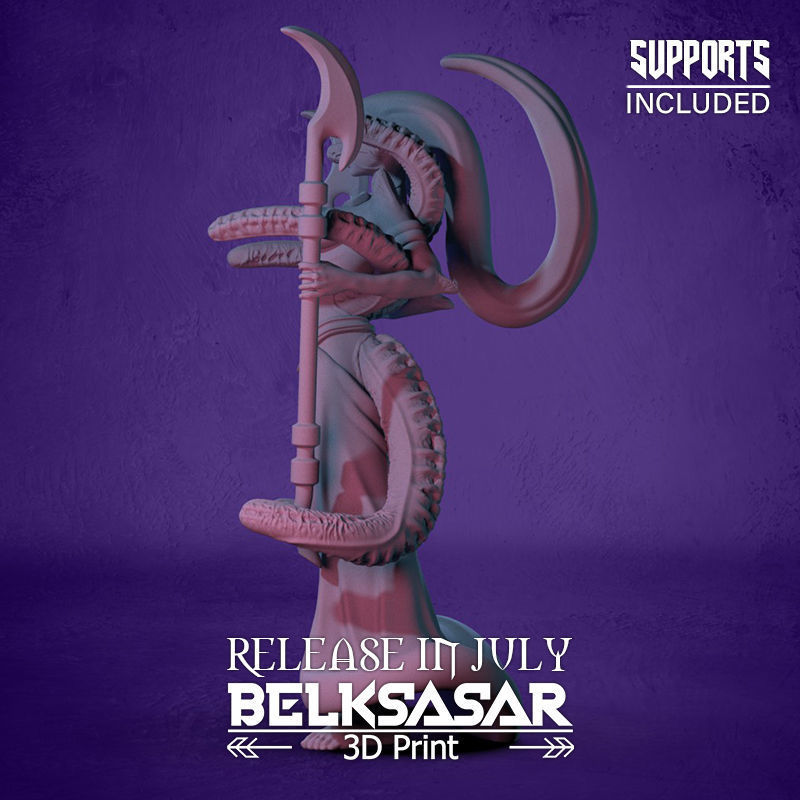 Sent By Nyarlathotep Nude 3D print model_1