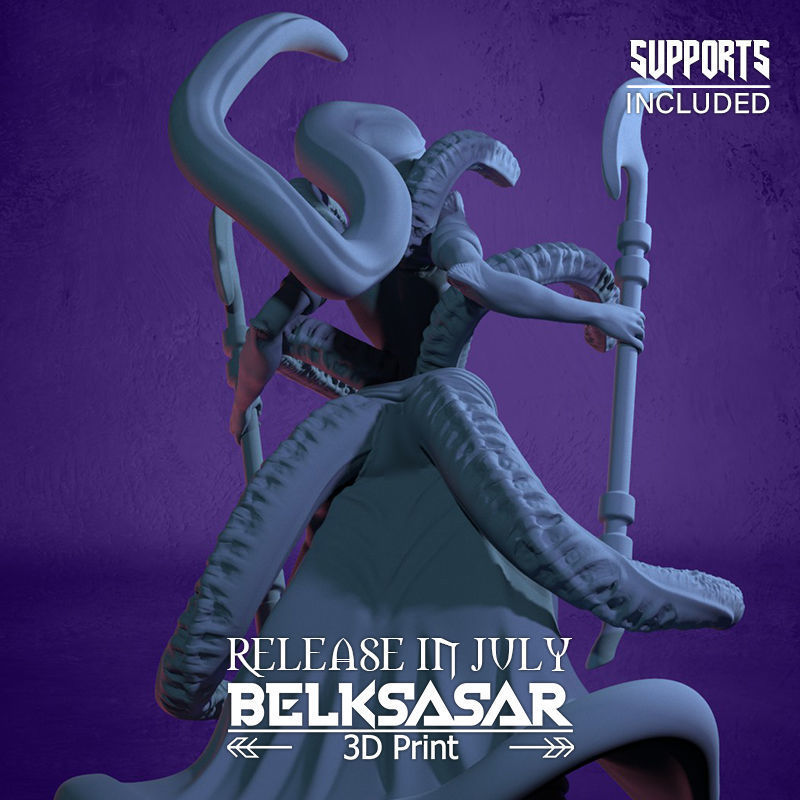 Sent By Nyarlathotep Nude 3D print model_19