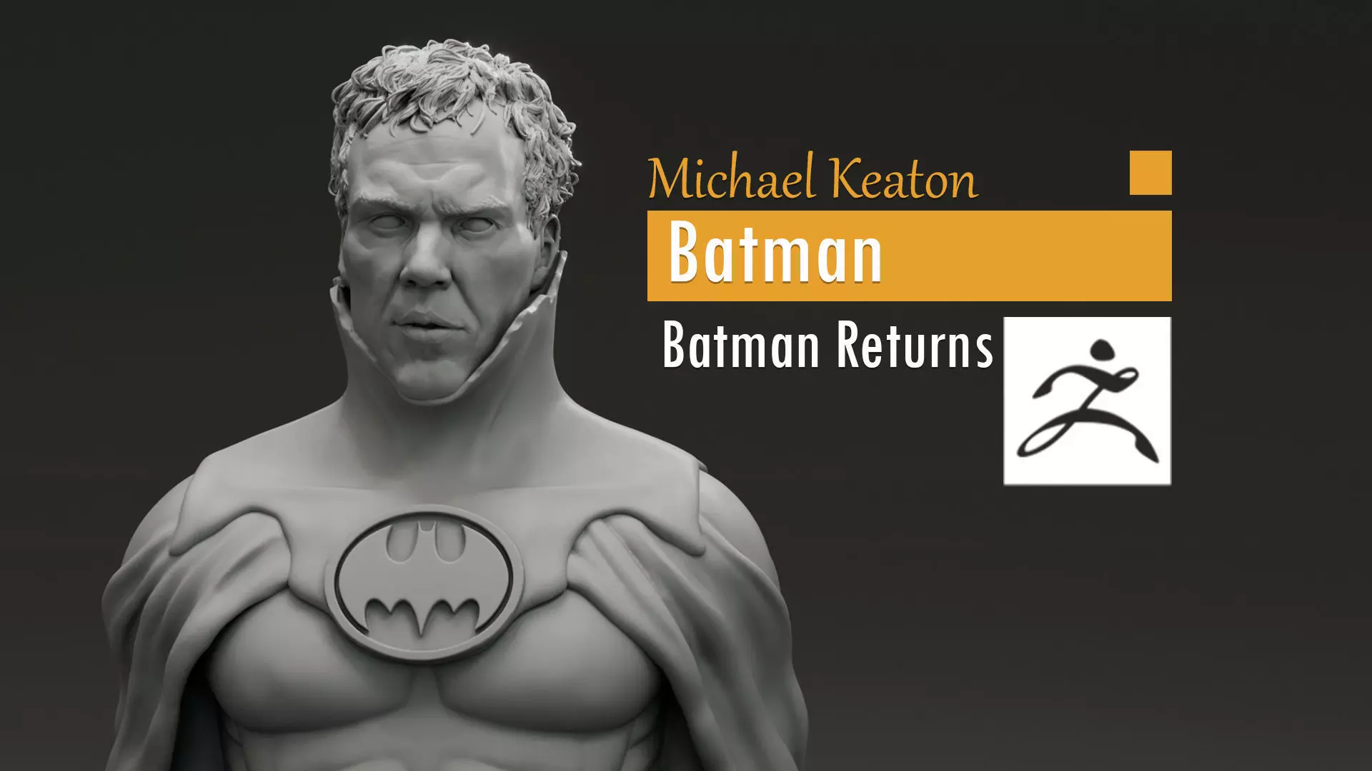 Michael Keaton - Batman - Batman Returns 3D print model_0
