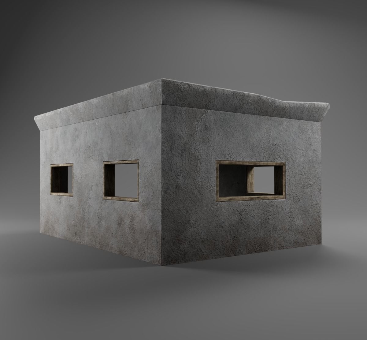 Garage asset Low-poly 3D model_5